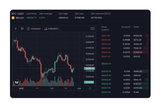 Cryptocurrency exchange solution
