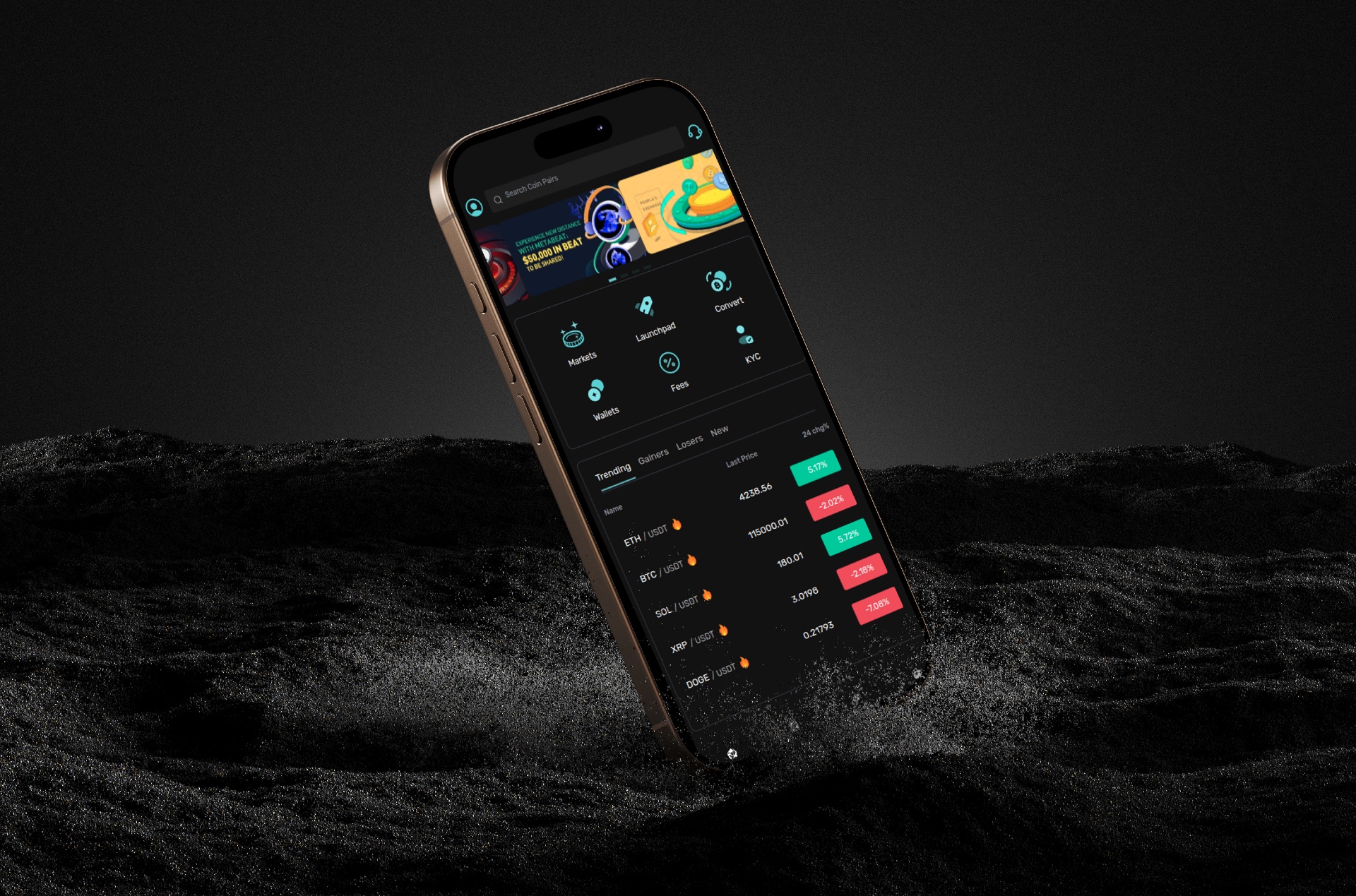 Cryptocurrency exchange software